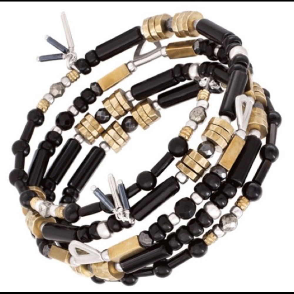 BNiB Silpada B3329 Nightfall wrap bracelet.